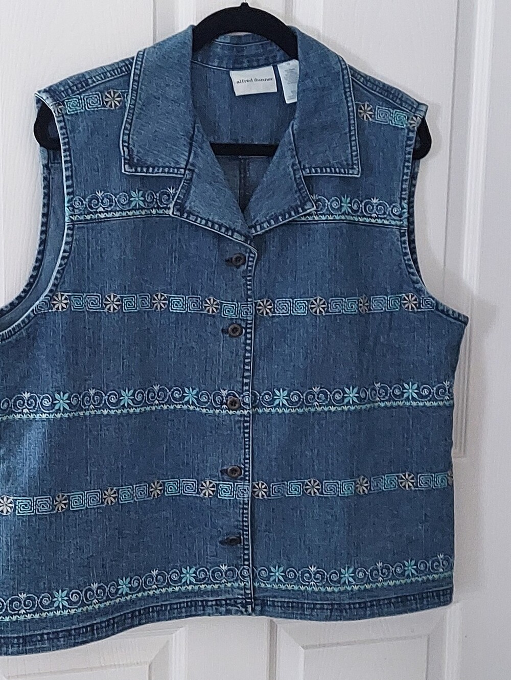 Alfred Dunner Denim Vest